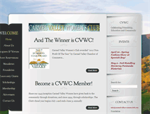Tablet Screenshot of carmelvalleywomensclub.org